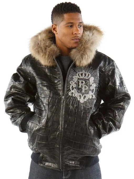 Pelle Pelle Crest Black Leather Jacket view 2