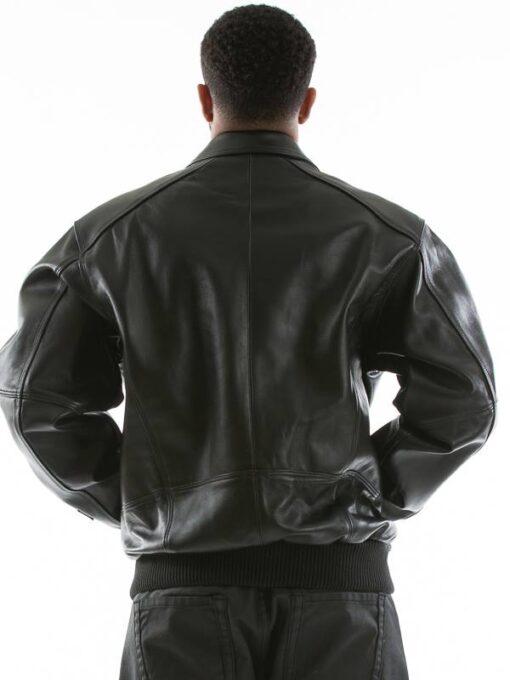 Pelle Pelle Applique Black Plush Jacket view 3